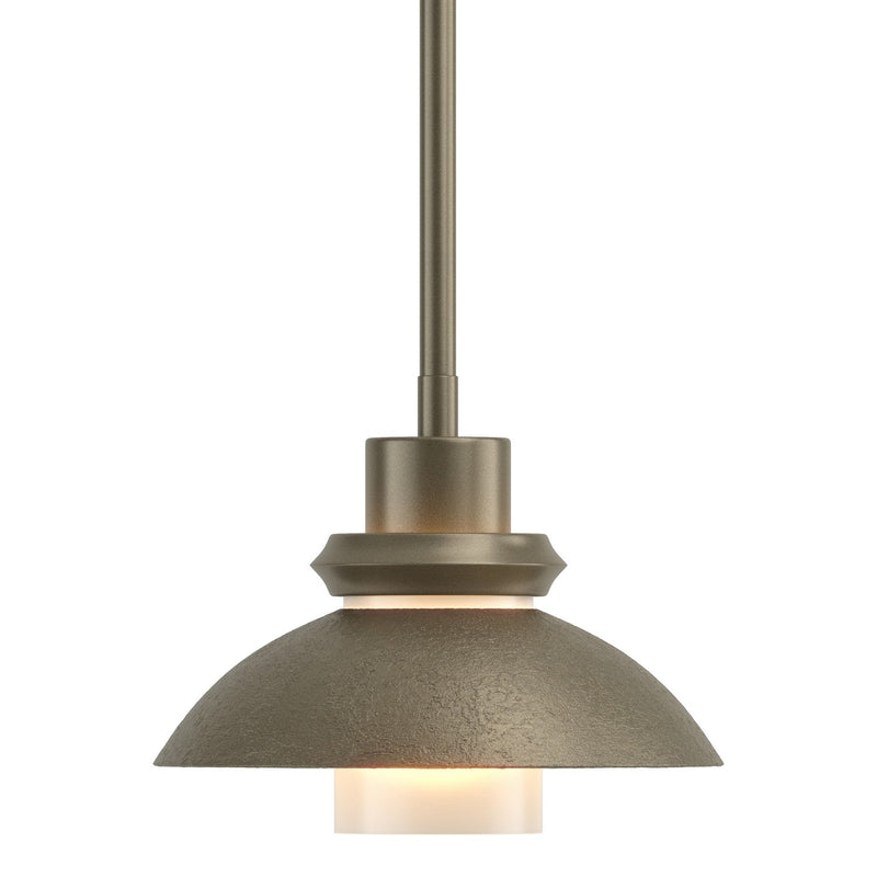 Hubbardton Forge 184930-SKT-MULT-84 One Light Mini Pendant, Soft Gold