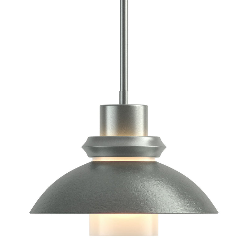 Hubbardton Forge 184970-SKT-MULT-82 One Light Mini Pendant, Vintage Platinum