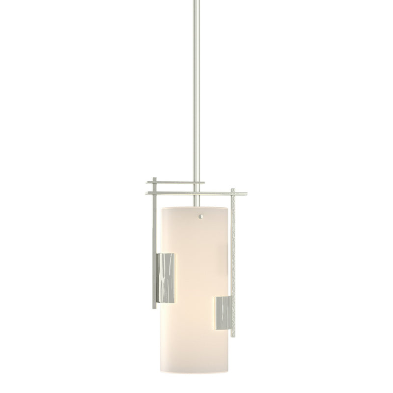 Hubbardton Forge 185400-SKT-MULT-85-GG0075 One Light Mini Pendant, Sterling