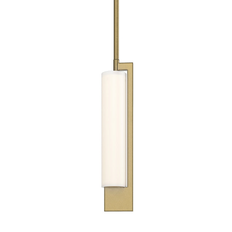 Hubbardton Forge 186400-SKT-MULT-86-GG0186 One Light Mini Pendant, Modern Brass