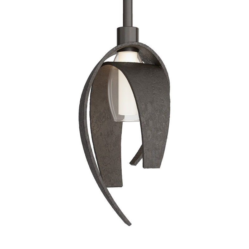 Hubbardton Forge 186500-SKT-MULT-14 One Light Mini Pendant, Oil Rubbed Bronze