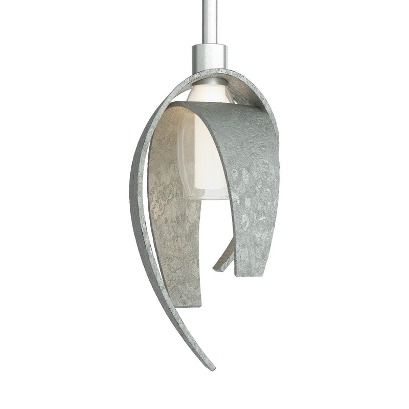 Hubbardton Forge 186500-SKT-MULT-82 One Light Mini Pendant, Vintage Platinum