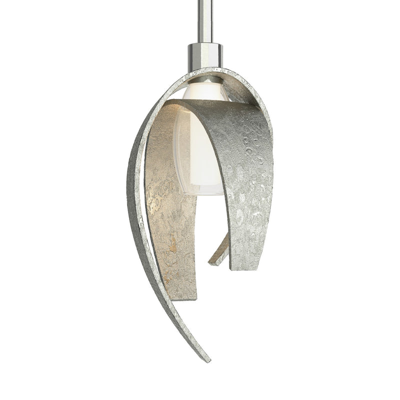 Hubbardton Forge 186500-SKT-MULT-85 One Light Mini Pendant, Sterling