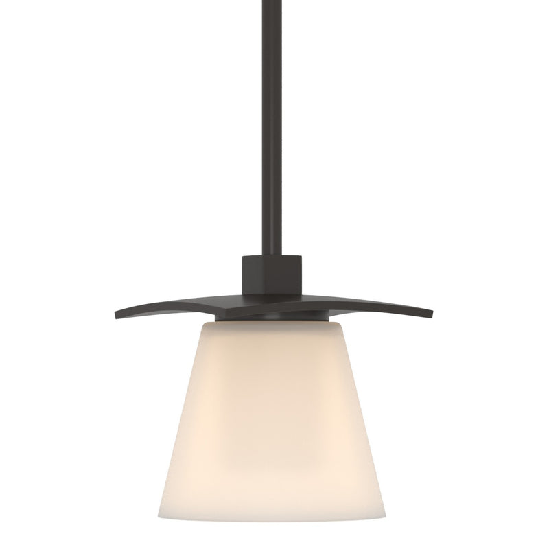 Hubbardton Forge 186600-SKT-MULT-14-GG0242 One Light Mini Pendant, Oil Rubbed Bronze