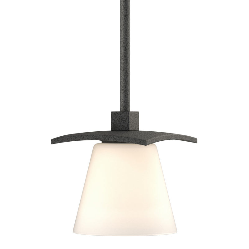 Hubbardton Forge 186600-SKT-MULT-20-GG0242 One Light Mini Pendant, Natural Iron