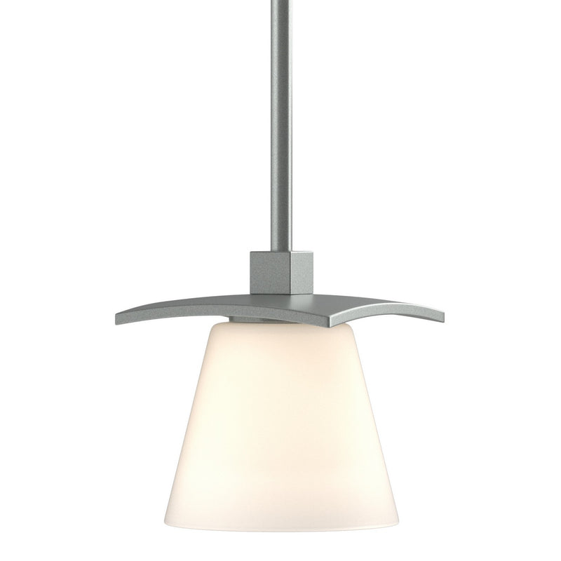 Hubbardton Forge 186600-SKT-MULT-82-GG0242 One Light Mini Pendant, Vintage Platinum
