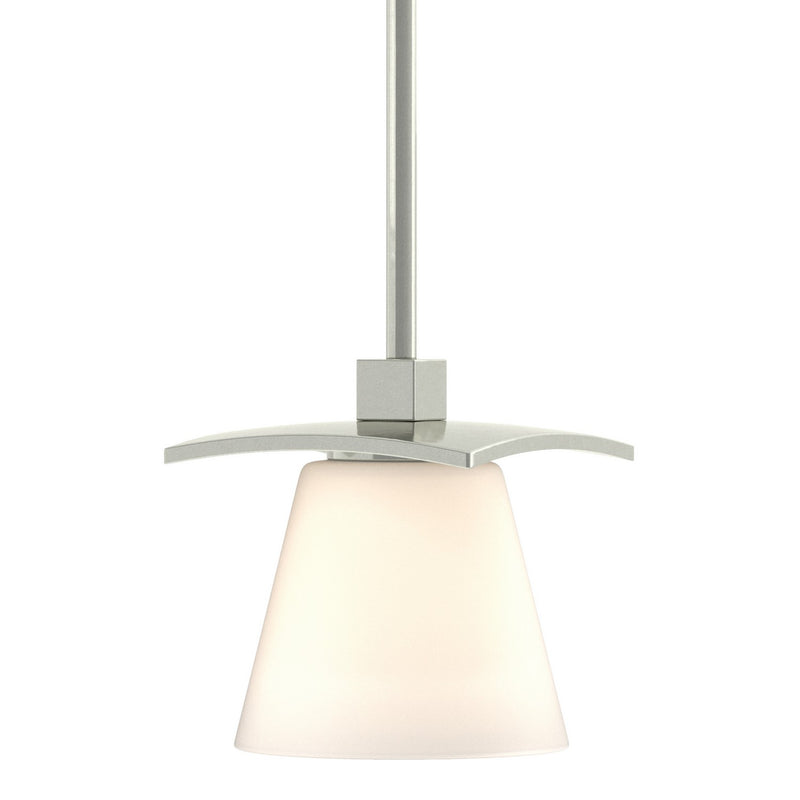 Hubbardton Forge 186600-SKT-MULT-85-GG0242 One Light Mini Pendant, Sterling