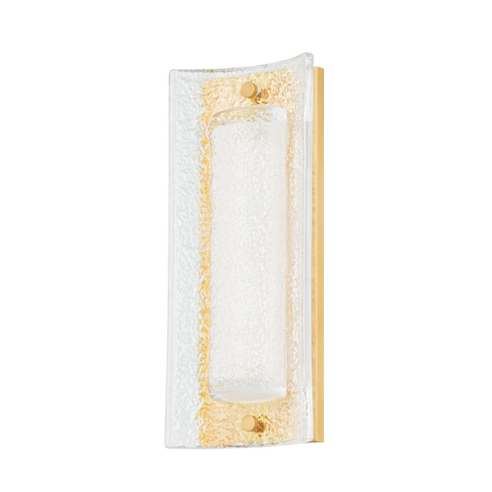 Hudson Valley 6615-AGB LED Wall Sconce, Aged Brass