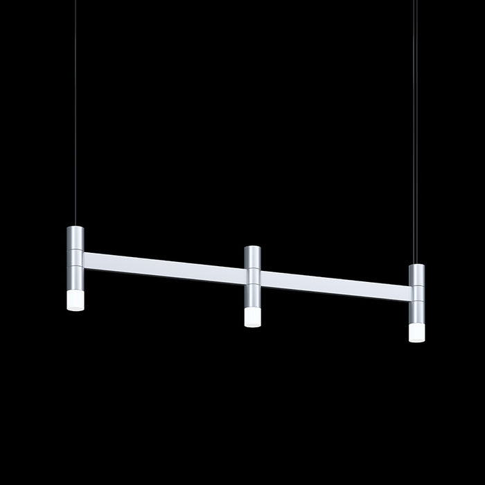 Sonneman 1783.16 LED Linear Pendant, Bright Satin Aluminum