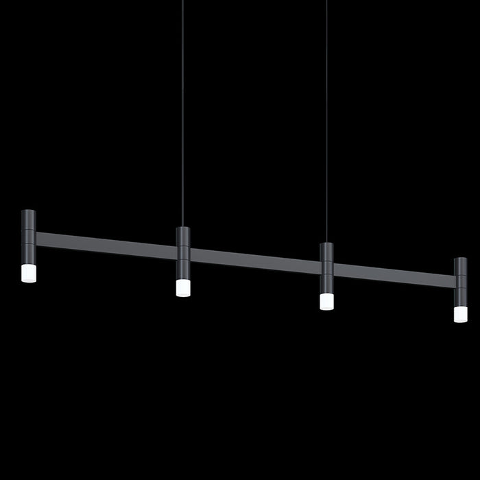 Sonneman 1784.25 LED Linear Pendant, Satin Black