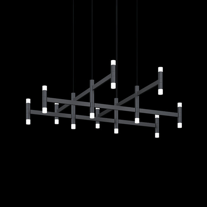 Sonneman 1792.25 LED Pendant, Satin Black