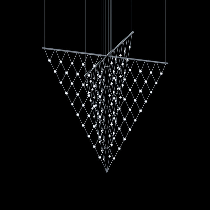 Sonneman 1884.16C LED Pendant, Bright Satin Aluminum