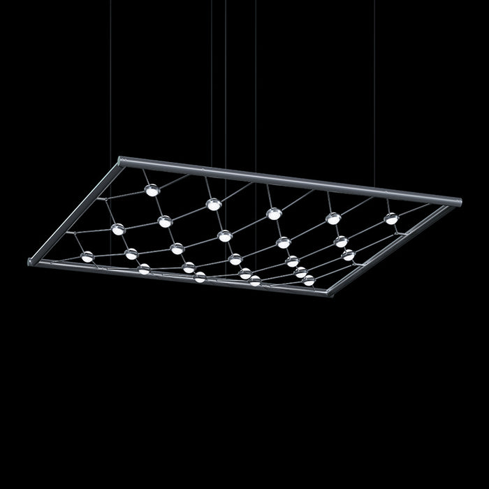 Sonneman 1892.16C LED Pendant, Bright Satin Aluminum