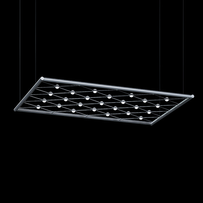 Sonneman 1895.16C LED Pendant, Bright Satin Aluminum