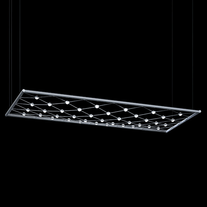 Sonneman 1896.16C LED Pendant, Bright Satin Aluminum