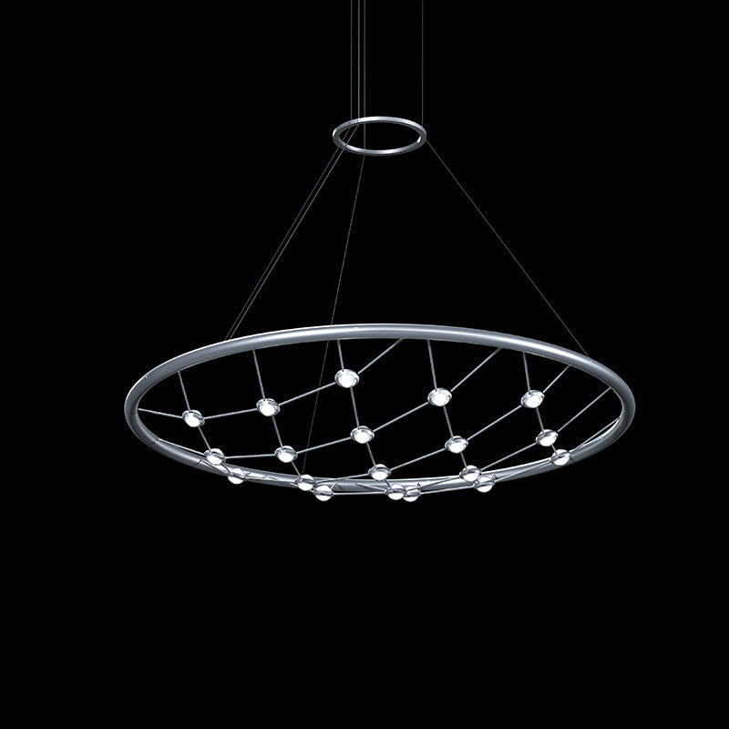 Sonneman 1897.16C LED Pendant, Bright Satin Aluminum