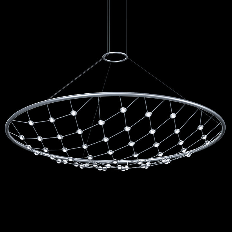Sonneman 1899.16C LED Pendant, Bright Satin Aluminum