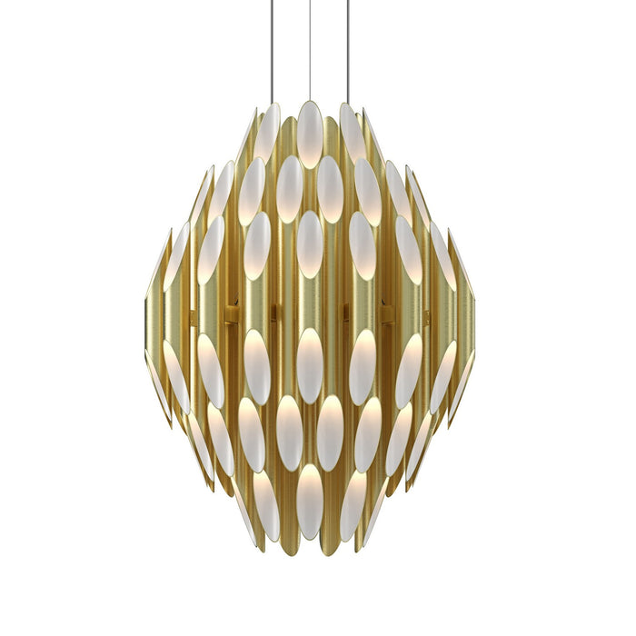 Sonneman 2048.38 LED Pendant, Satin Brass