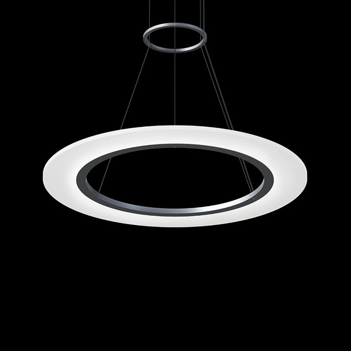 Sonneman 2071.16 LED Pendant, Bright Satin Aluminum