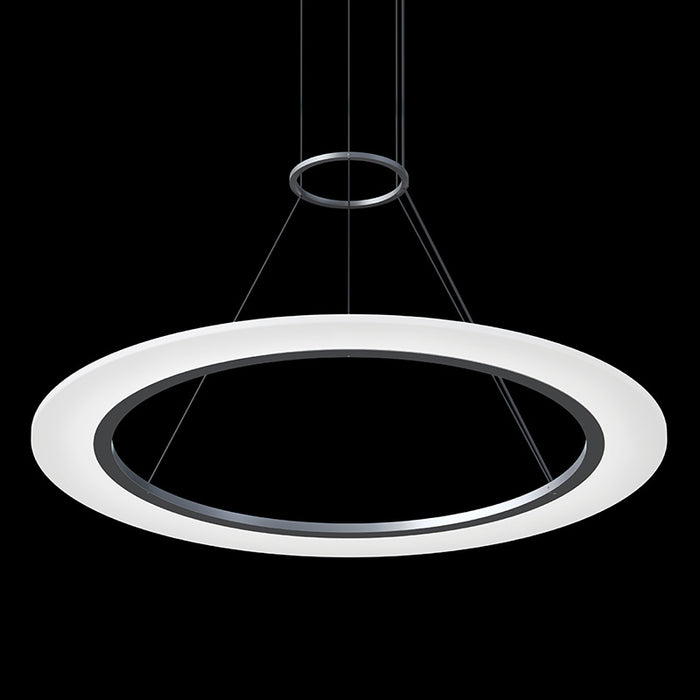 Sonneman 2072.16 LED Pendant, Bright Satin Aluminum
