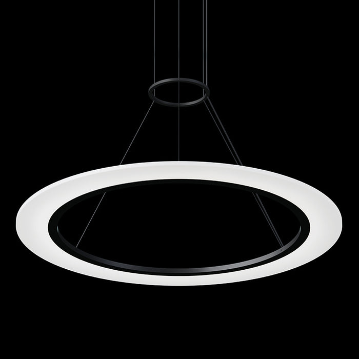 Sonneman 2072.25 LED Pendant, Satin Black