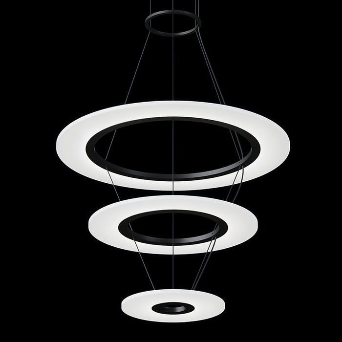 Sonneman 2075.25 LED Pendant, Satin Black