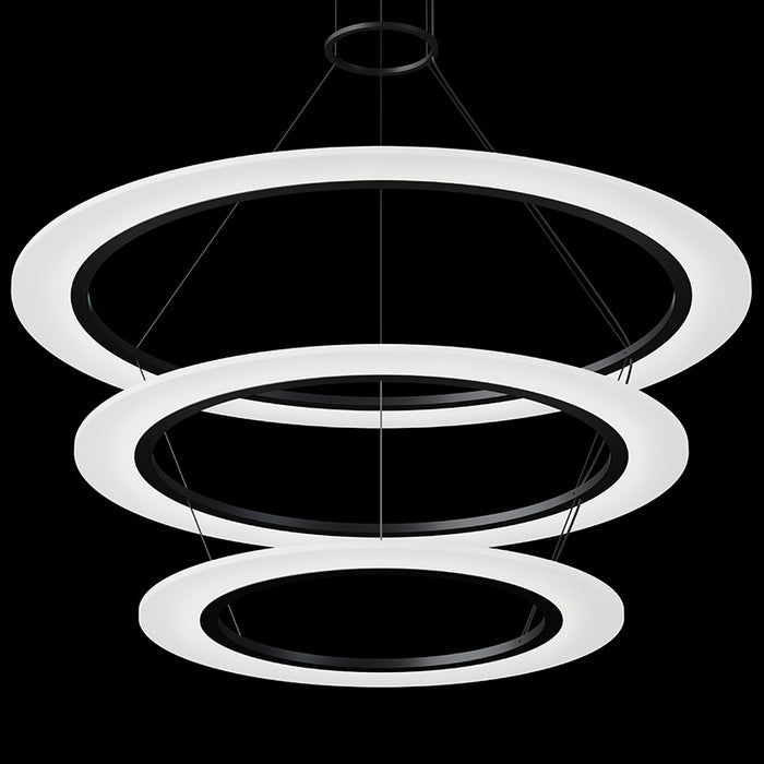 Sonneman 2076.25 LED Pendant, Satin Black