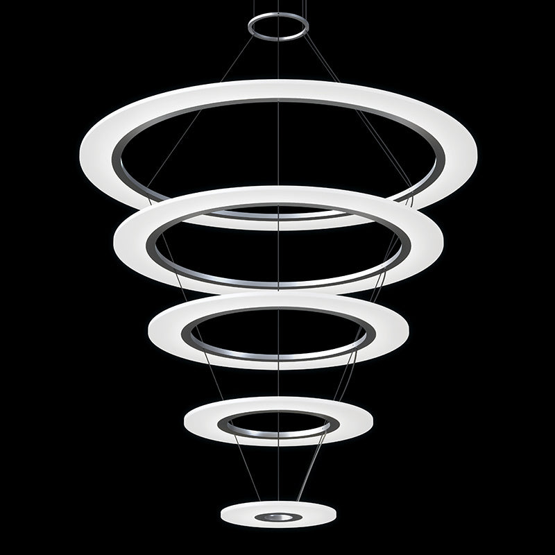 Sonneman 2078.16 LED Pendant, Bright Satin Aluminum