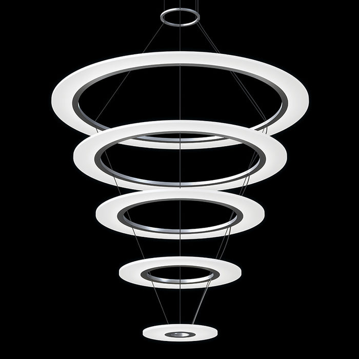 Sonneman 2078.16 LED Pendant, Bright Satin Aluminum