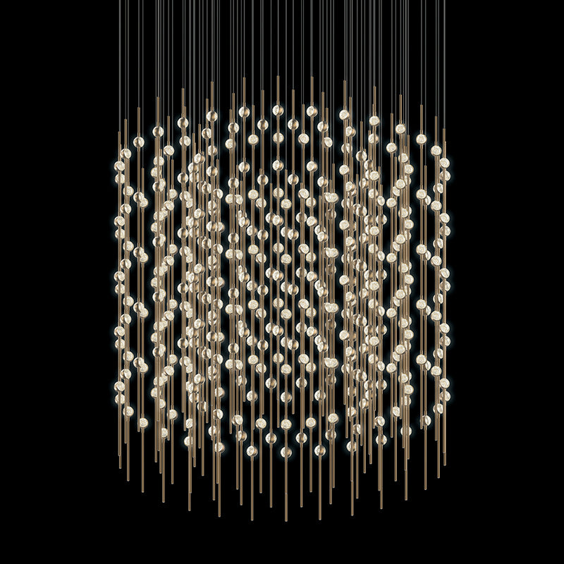 Sonneman 2172.38C LED Pendant, Satin Brass