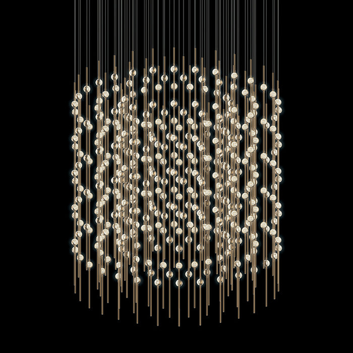 Sonneman 2172.38C LED Pendant, Satin Brass