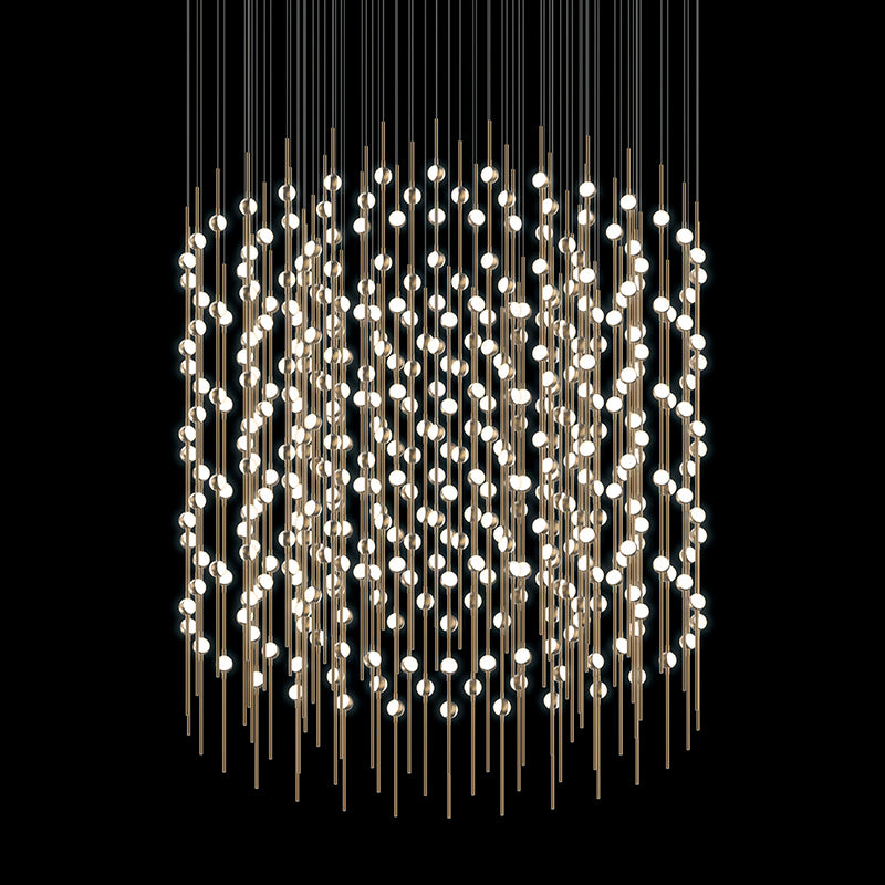 Sonneman 2172.38W LED Pendant, Satin Brass