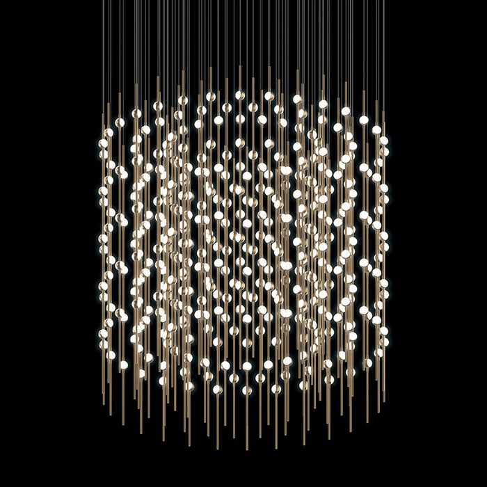 Sonneman 2172.38W LED Pendant, Satin Brass