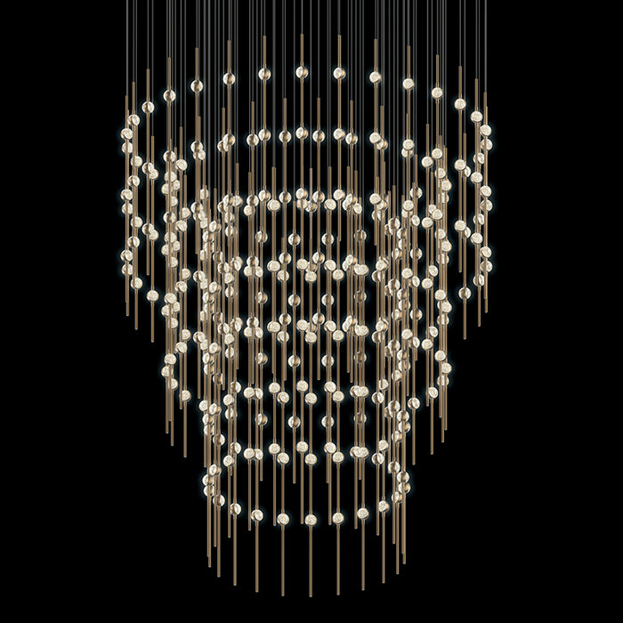 Sonneman 2174.38C LED Pendant, Satin Brass