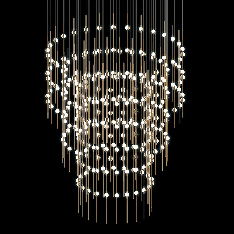 Sonneman 2174.38W LED Pendant, Satin Brass