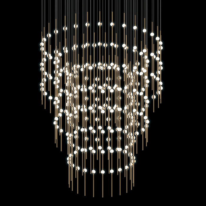 Sonneman 2174.38W LED Pendant, Satin Brass