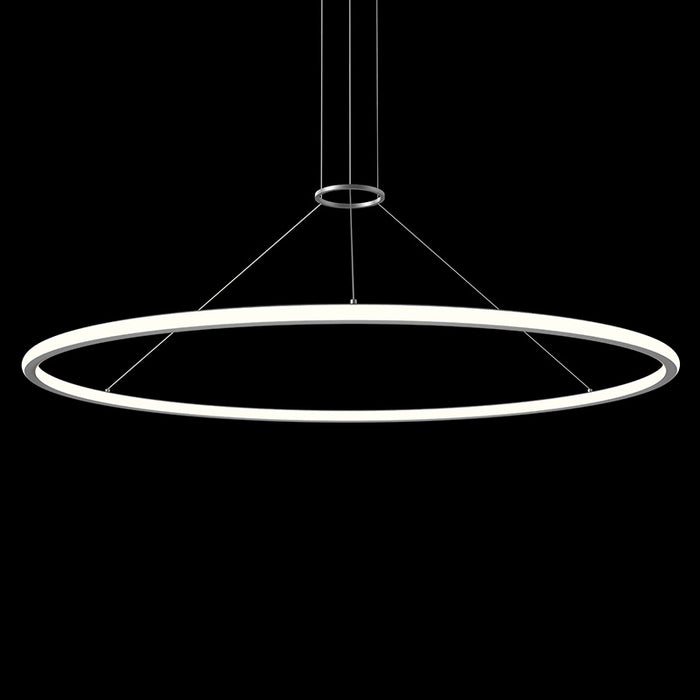 Sonneman 2235.16 LED Pendant, Bright Satin Aluminum