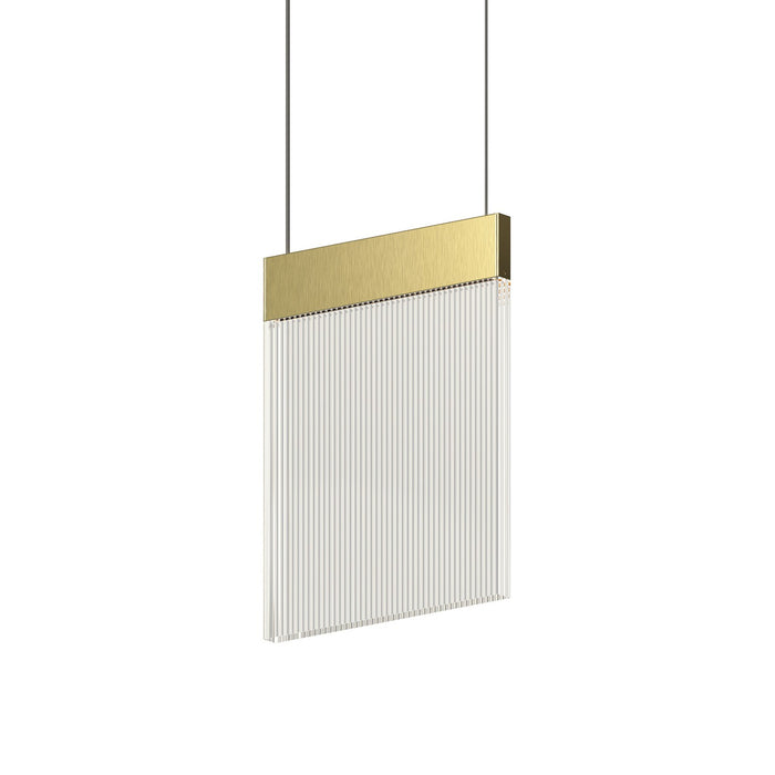 Sonneman 3090.14 LED Pendant, Brass