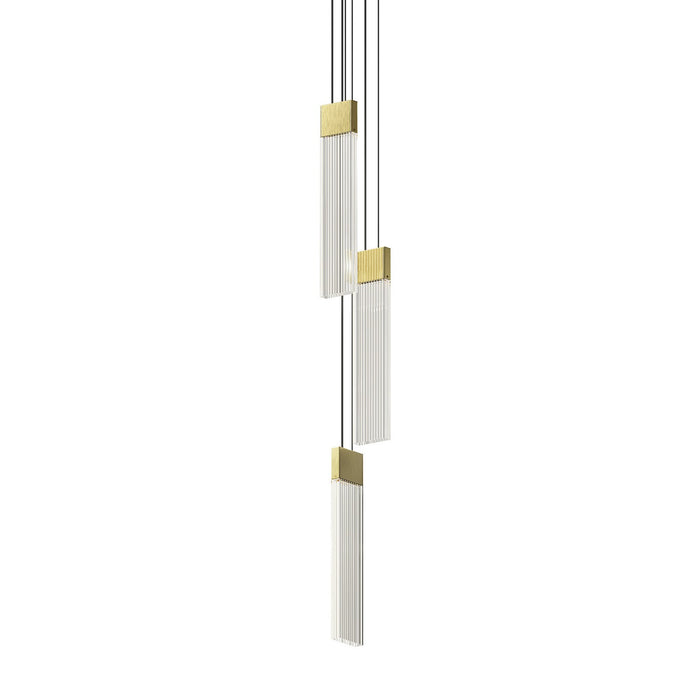 Sonneman 3093.14 LED Pendant, Brass