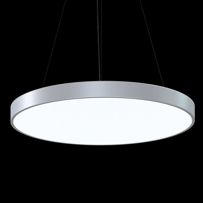 Sonneman 3745.16 LED Pendant, Bright Satin Aluminum