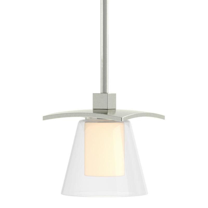 Hubbardton Forge 186600-SKT-MULT-85-ZU0284 One Light Mini Pendant, Sterling