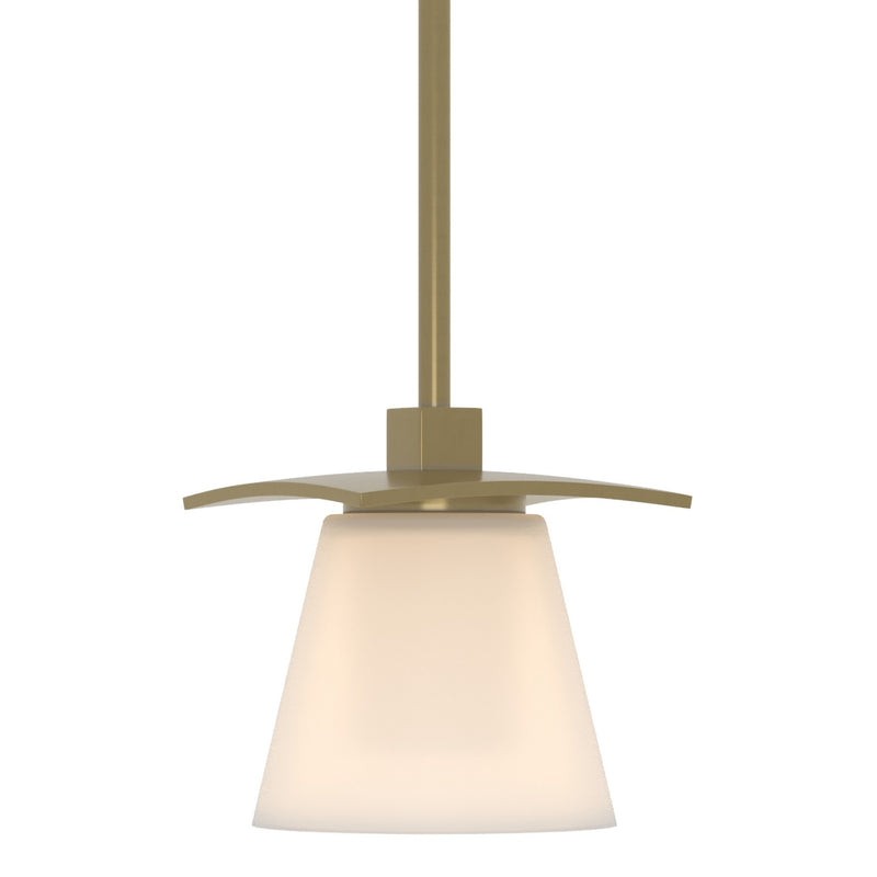 Hubbardton Forge 186600-SKT-MULT-86-GG0242 One Light Mini Pendant, Modern Brass