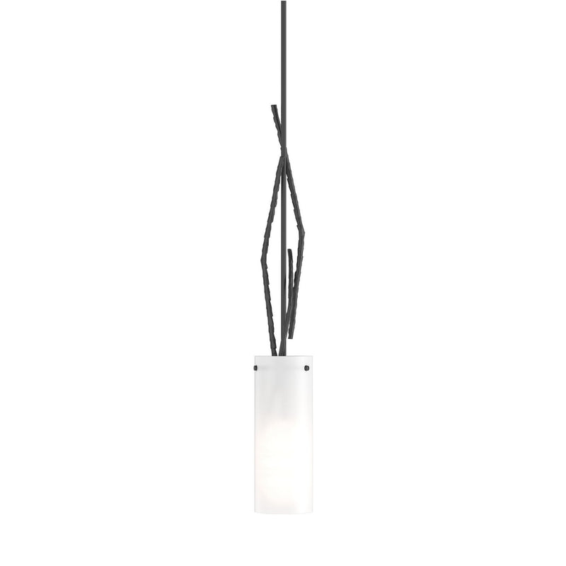 Hubbardton Forge 186670-SKT-MULT-10-GG0336 One Light Mini Pendant, Black