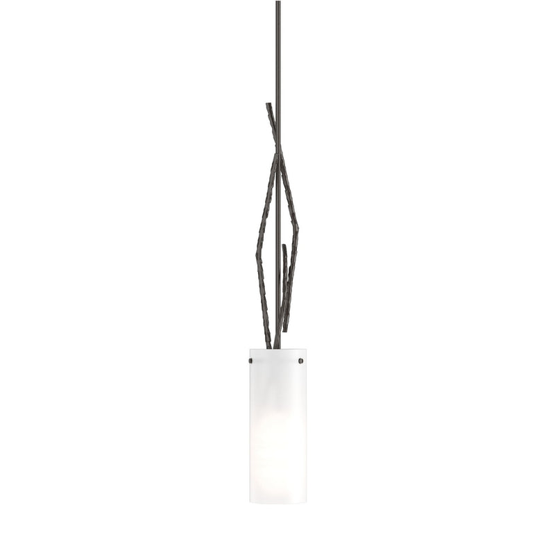 Hubbardton Forge 186670-SKT-MULT-14-GG0336 One Light Mini Pendant, Oil Rubbed Bronze