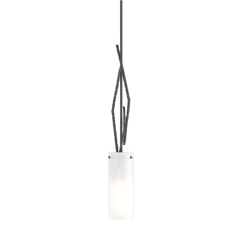 Hubbardton Forge 186670-SKT-MULT-20-GG0336 One Light Mini Pendant, Natural Iron