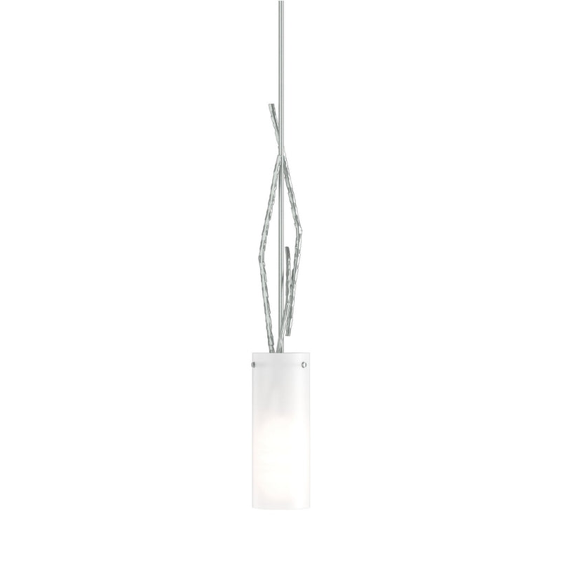 Hubbardton Forge 186670-SKT-MULT-82-GG0336 One Light Mini Pendant, Vintage Platinum