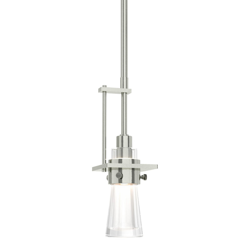 Hubbardton Forge 187100-SKT-MULT-85-ZM0343 One Light Mini Pendant, Sterling