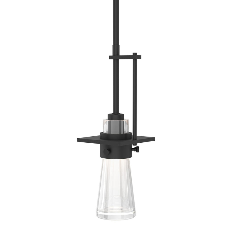 Hubbardton Forge 187150-SKT-MULT-10-ZM0349 One Light Mini Pendant, Black