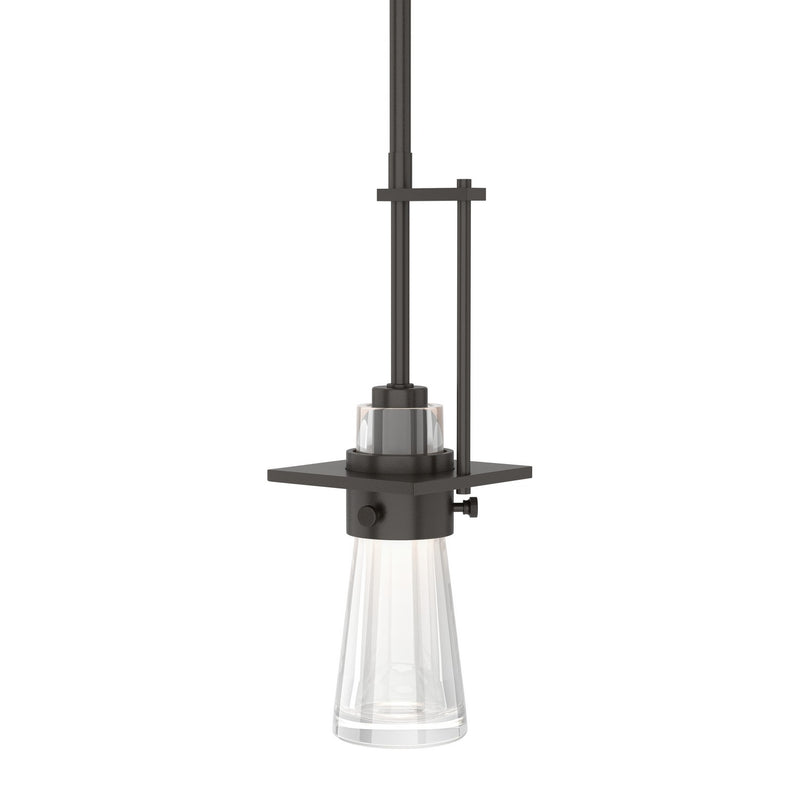 Hubbardton Forge 187150-SKT-MULT-14-ZM0349 One Light Mini Pendant, Oil Rubbed Bronze