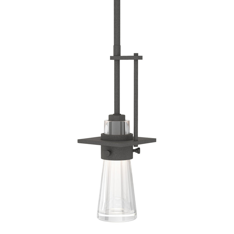 Hubbardton Forge 187150-SKT-MULT-20-ZM0349 One Light Mini Pendant, Natural Iron